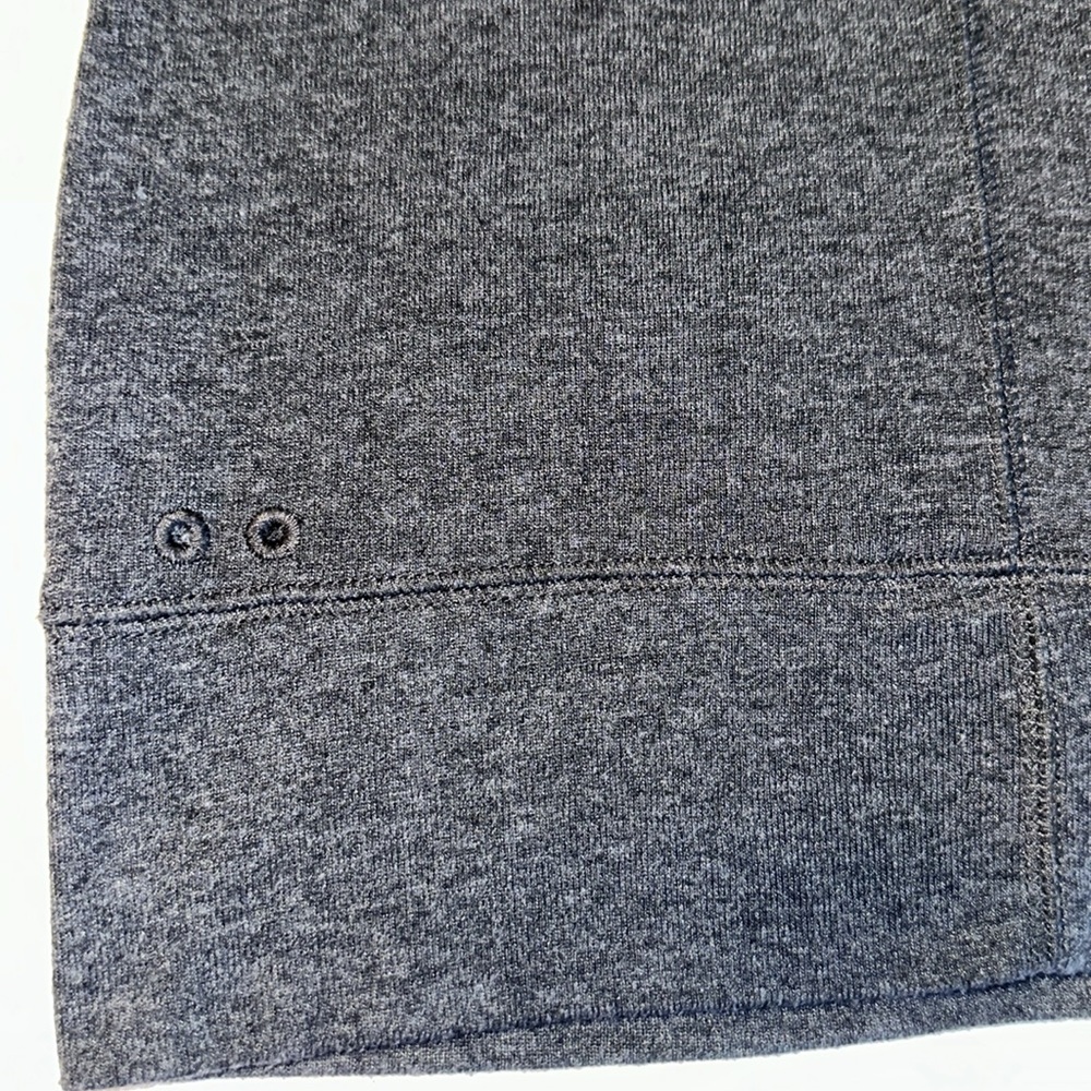 Converse One Star Cowl Neck Short Sleeve Pullover Top Gray Size XS - Picture 7 of 10